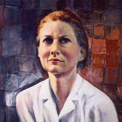 self portrait, young woman